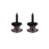 HOT SEAL 2PCS Wool Copper Guitar Strap Lock Locking Pegs