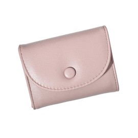YAMEIZE Small Wallet for Woman Slim Cute Purse PU Leather Flip Solid Wallets with Card Holder Zipper Coin Purses for Girls Ladies
