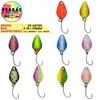 Psarás Amphithere trout spoon set box, 10 pieces, 2.2 g,