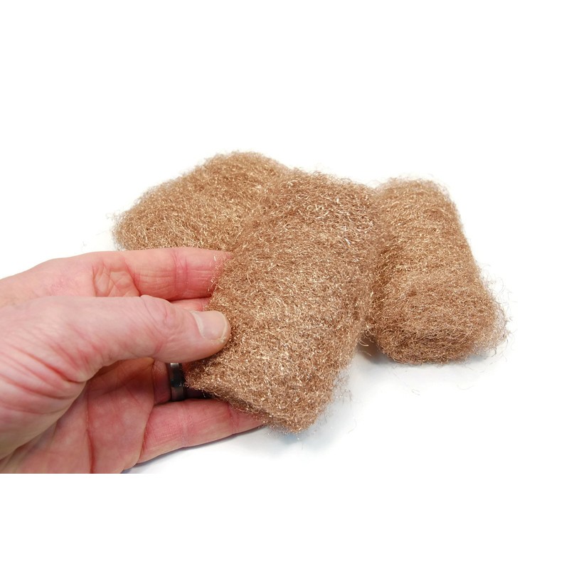 Rogue River Tools Bronze Wool Pads - Medium (3)