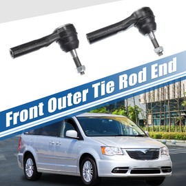 uxcell 2pcs Front Outer Tie Rod End Links Steering Tie Rod End Suspension Kit for Dodge Caravan Grand Caravan for Chrysler Town & Country Voyager ES3537