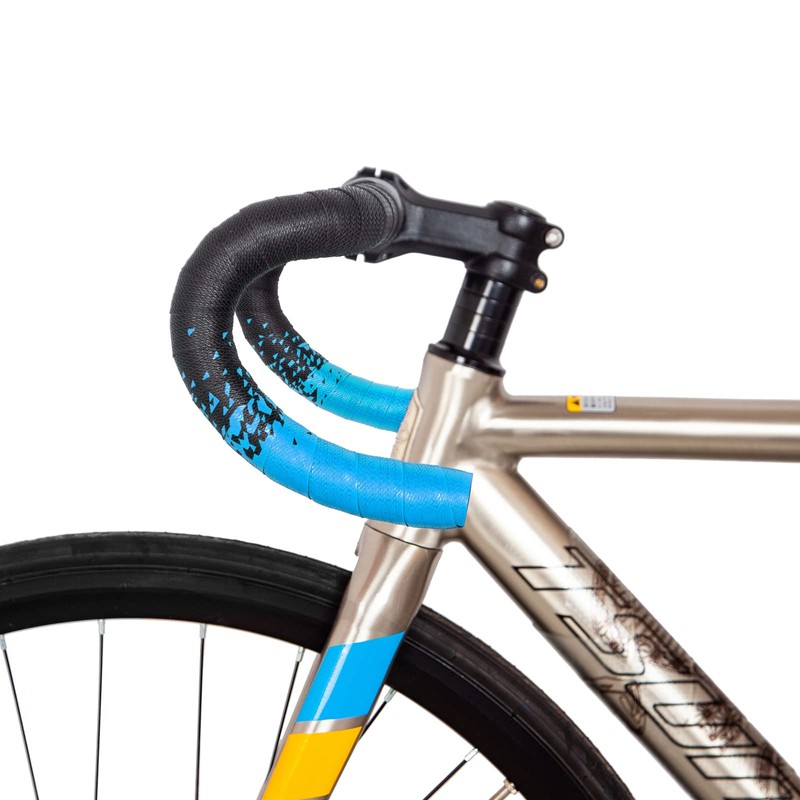 PLATTBK Bicycle Bar Tape EVA/PU Road Bike Handlebar Tape End
