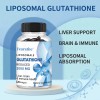 Liposomal Glutathione Capsules, Antioxidant Supplement for Skin, Hair, Nails &