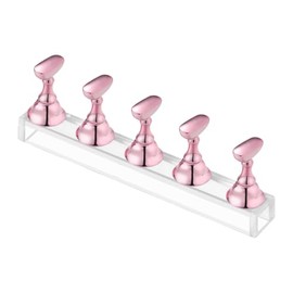 Cherimoya Item Stand Rosa 5 Piezas Soporte Prctica Uas Profesional | 5 piezas