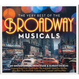 THE VERY BEST OF BROADWAY MUSICALS - NEW SEALED 60 TRACK 3 CD SET