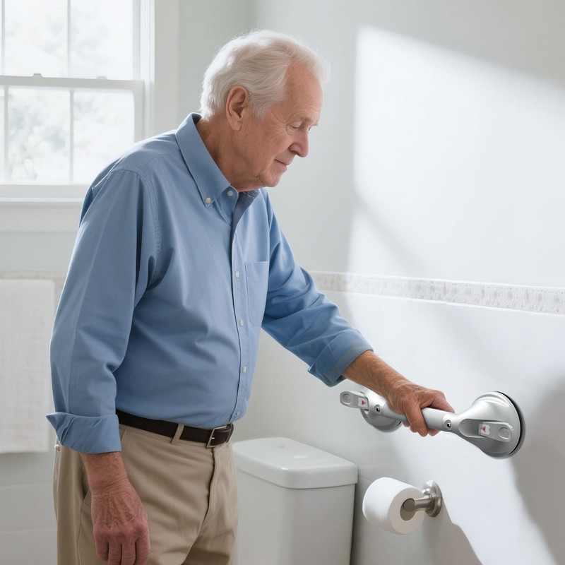 DAILYLIFE Grab Bars for Bathtubs and Showers, 15 inch Shower