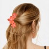 Flower Hair Clips Hawaiian Matte Hair Clips Gradient Hibiscus Flower