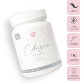CARO FIT | Colágeno Hidrolizado en polvo con Ácido Hialurónico, Vitamina C, Resveratrol y Coenzima Q-10 | Suplemento Antioxidante Sin Azúcar y Sin Sabor para Piel Radiante, Cabello Saludable y Uñas Fuertes - 500g