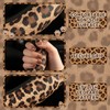 Leopard Print Car Accessories, Fashionable Steering Wheel Cover, Universal Fit