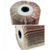 QWORK Flap Sanding Wheel, 2 Pack Wire Drawing Polishing Wheel,
