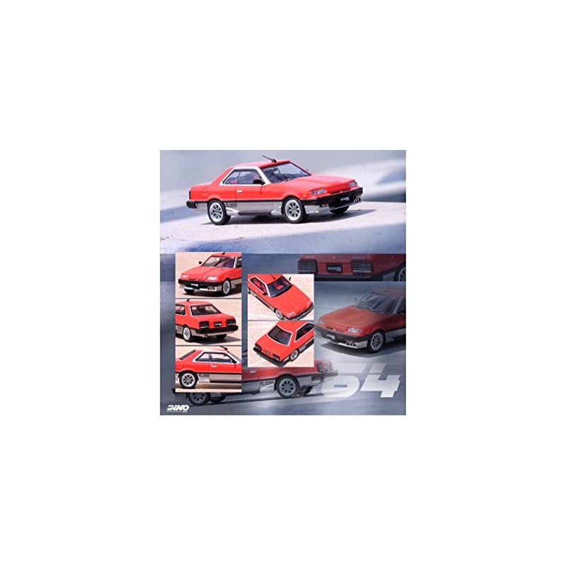 Inno Models 1/64 Nissan Skyline 2000 TURBO RS-X (DR30) Red/Silver