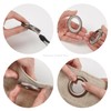 CRAFTMEMORE Curtain Grommets 1-9/16” (40mm) Inner Diameter Plastic Curtain Rings,