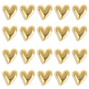 20 Pcs Refrigerator Magnets Gold Heart Shaped Decorative Fridge Magnets