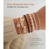 Cherssy Pulseras de Gomas para El Pelo con Forma de