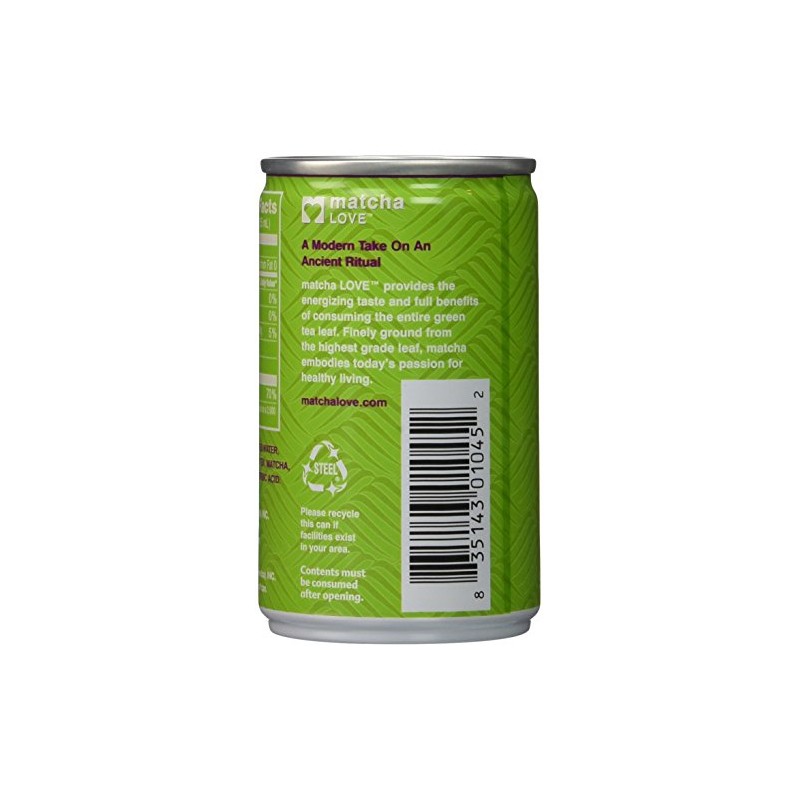 Matcha Love Green Tea Sweetened Energy Shots, 5.2 Ounce (Pack