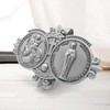 ANOWVI Saint Christopher Medal for Car, Visor Clips for Cars,