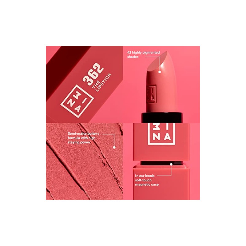 The Lipstick - 172 Bright Sunset Orange by 3Ina for