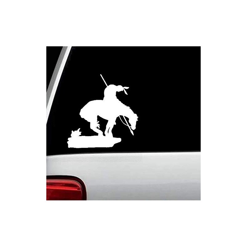End of Trail Native American Indian Warrior Decal Sticker