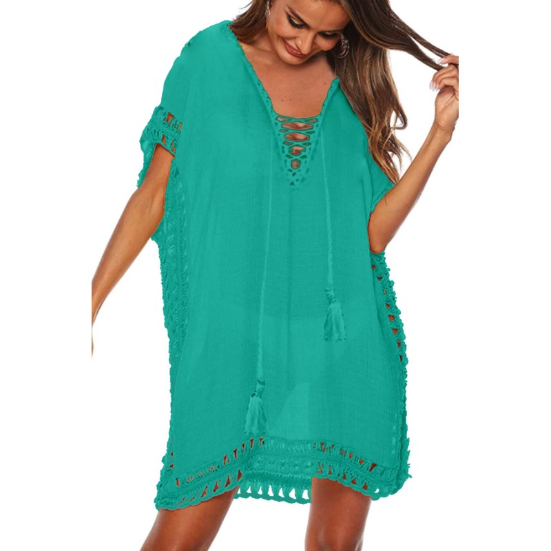 Adisputent Cubierta de traje de baño para mujer, para traje