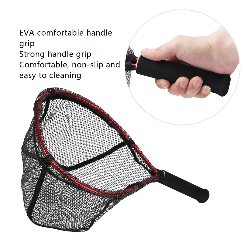 Fishing Net Bag Aluminium Alloy Handheld Diddlenet Lure Portable Small