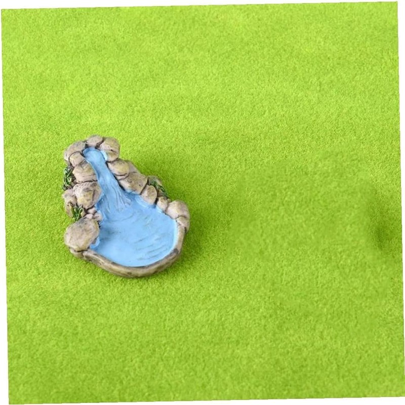 Jowxsx 1 x Blue Micro Landscape Fairy Garden Miniature Pond