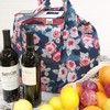 allydrew Large Foldable Tote Nylon Reusable Grocery Bag, Bumble Bees