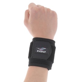 FiCOLY 手首サポーター リストラップ 手首 サポーター 手首用 固定 筋トレ 左右兼用 FH-2