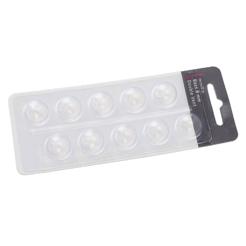 10pcs Double Vent Bass Dome Accessory Single Layer Double Vent