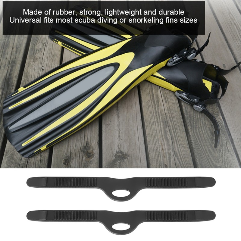 KEEP DIVING Adjustable Rubber Fin Flippers Strap Swimming Scuba Diving