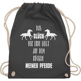 Shirtracer - Gym Bag Backpack - The Happiness of the Earth, 1 Dark Grey