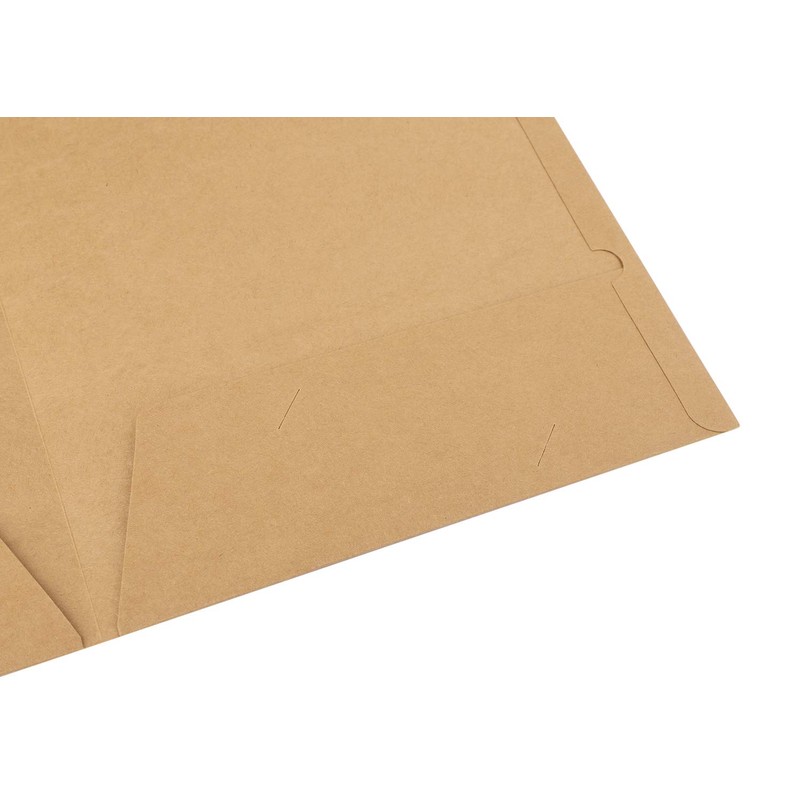 10pcs Kraft Paper Folder Set A4 File Folder File Folder