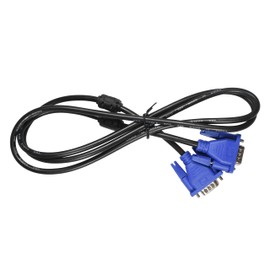 HQRP Cable VGA/SVGA/Super VGA de 15 pines HD15 (M/M) de 1,5 m, para TV, monitor de PC, monitor LCD, proyector, visualización