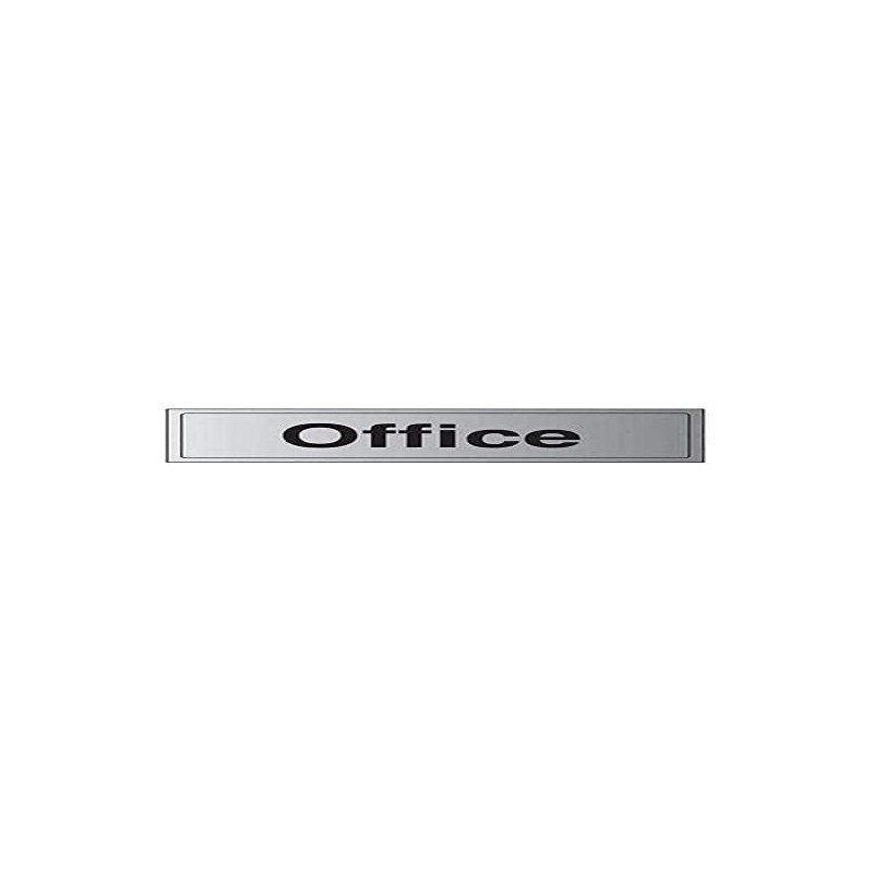 V Safety General Door-Office Sign - 300mm x 100mm -