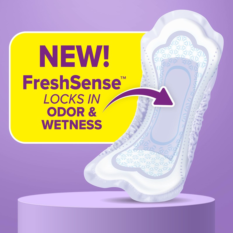 Poise Incontinence Pads & Postpartum Incontinence Pads, 6 Drop Ultimate