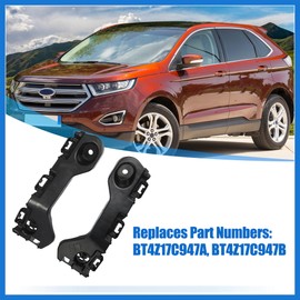 VekAuto 1 Pair Front Bumper Mount Support Bracket for Ford Edge 2011-2014 for Lincoln MKX 2012-2015 BT4Z17C947A BT4Z17C947B Left and Right Side Auto Accessories