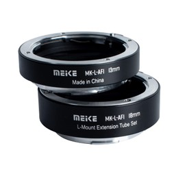Meike L-AF1 Metal Auto Focus Macro Extension Tube Adapter Ring (13mm+18mm) for Panasonic Lumix Sigma Leica L-Mount Mirrorless Cameras Such as S1 S1R S1H S5 FP