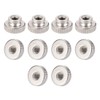 uxcell Knurled Thumb Nuts, M5 Round Knobs with, Nickel Plating,