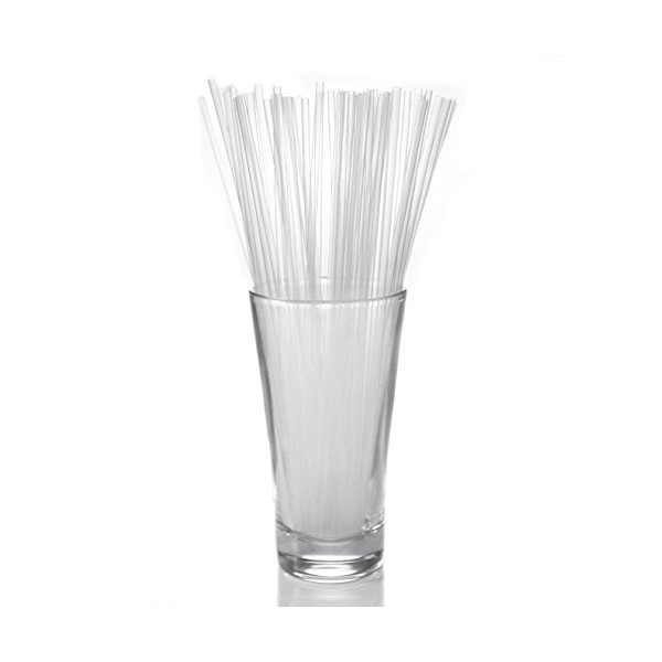 Collins Straws - CLEAR (Box of 500)