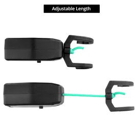 QWORK® Tow Rope Bicycle, Retractable Bicycle Tow Rope, Tow Rope 2.5 m for Mountain Bikes, Road Bikes