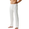 Men's Athletic Lounge Yoga Pants Thin Open Bottom Relaxed Loosen