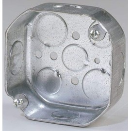 Hubbell Raco 127 4" Octagon Box With Knockouts