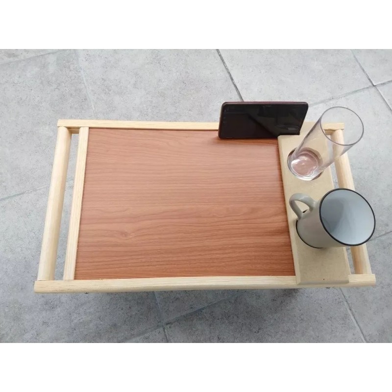 Didakta Mesa De Servicio Plegable Cama Lap Porta Vaso Desmontable