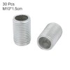 sourcing map Pack of 30 Lamp Pipe Nipples M10 Thread