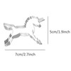 WDYJMALL Stainless Steel Unicorn Horse Cookie Cutters