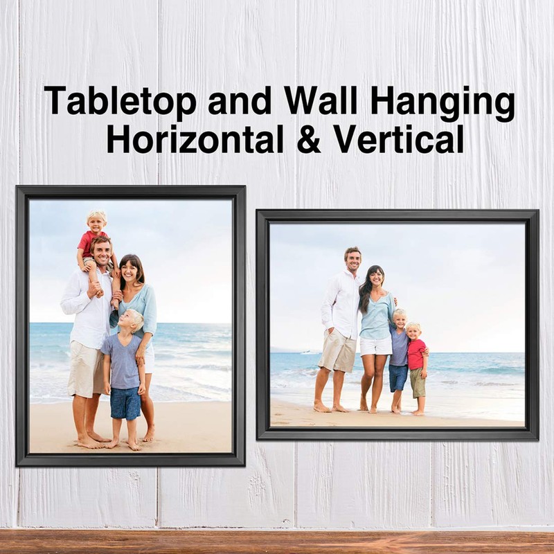 LaVie Home 8x10 Picture Frames (12 Pack, Black) Simple Designed