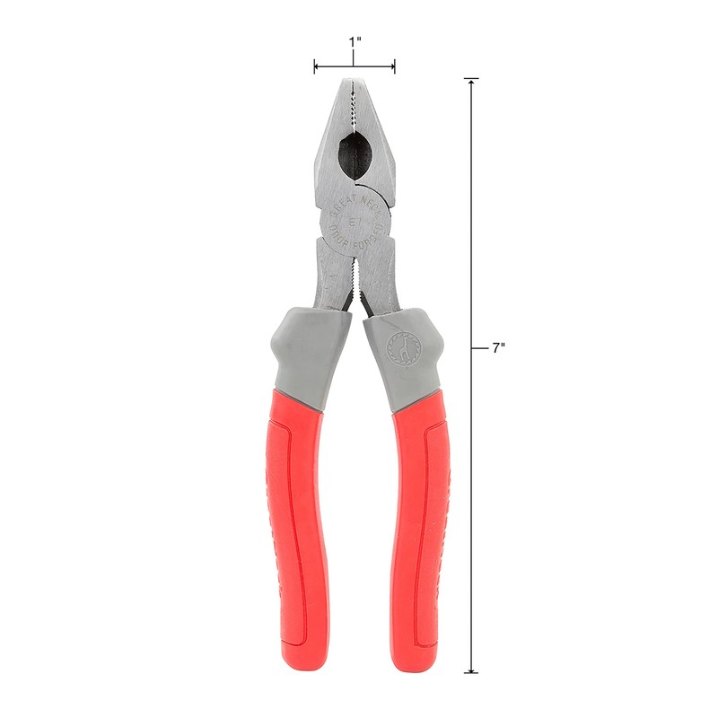 GreatNeck E7C 7 Inch Linesman Pliers
