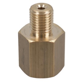 AB Tools Brass Brake Pipe Union Fitting Adaptor 7/16 UNF Male – 3/8 UNF female 1pc