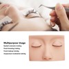 Lash Mannequin Head with 3 Pairs Replaceable Eyelid Silicone Eyelash