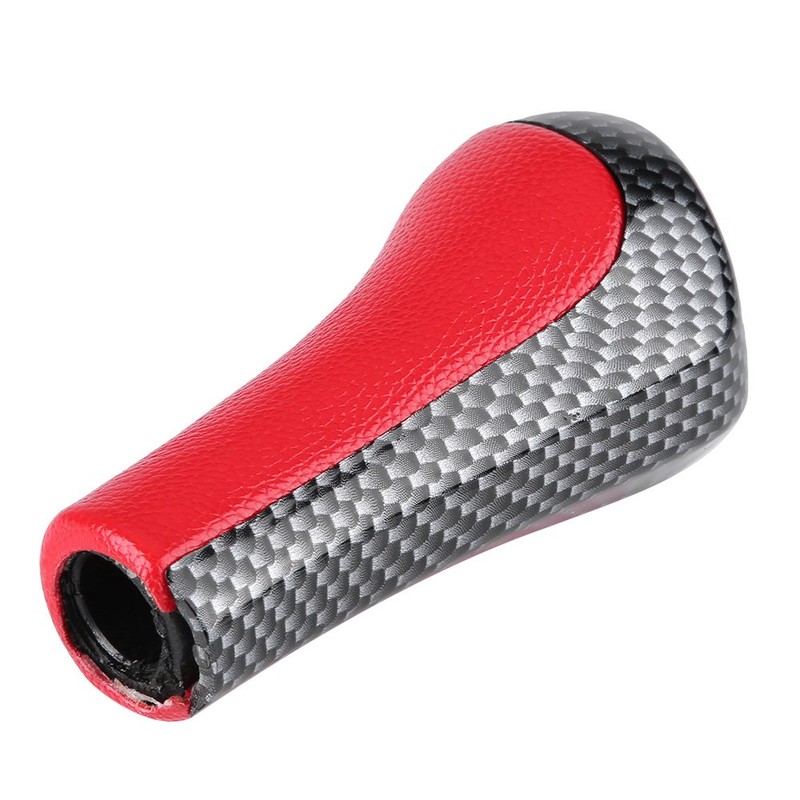for X5 Gear Shift Knob, Red & Carbon Fiber 6