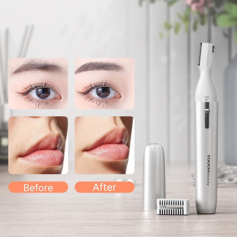 TOUCHBeauty AG-1658Y Recortador de Cejas y Vello Facial de Precisión